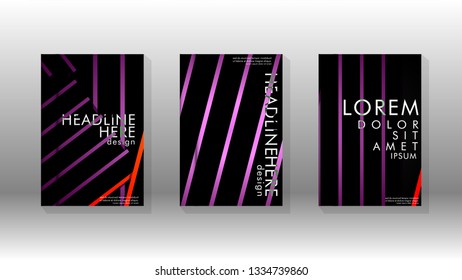 Cover book with a geometric design background. Valid for banners, placards, leaflets, poster designs, etc. Eps10 vector template
