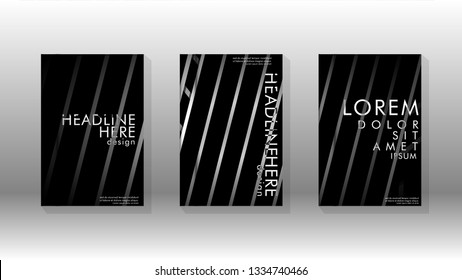 Cover book with a geometric design background. Valid for banners, placards, leaflets, poster designs, etc. Eps10 vector template
