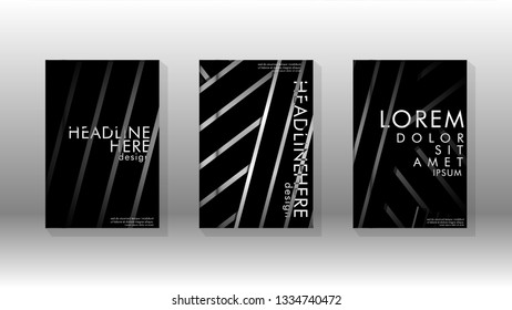 Cover book with a geometric design background. Valid for banners, placards, leaflets, poster designs, etc. Eps10 vector template