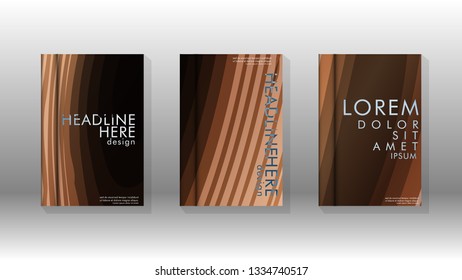 Cover book with a geometric design background. Valid for banners, placards, leaflets, poster designs, etc. Eps10 vector template