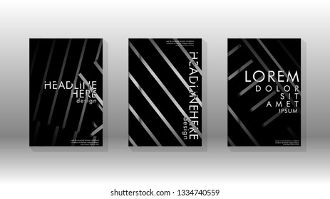 Umschlagbuch mit geometrischem Hintergrund. Gültig für Banner, Plakate, Prospekte, Plakatdesigns usw. Eps10 Vektorvorlage