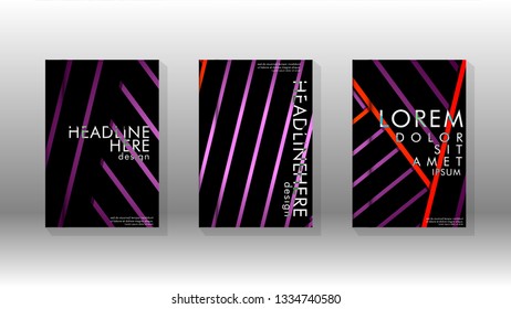 Cover book with a geometric design background. Valid for banners, placards, leaflets, poster designs, etc. Eps10 vector template