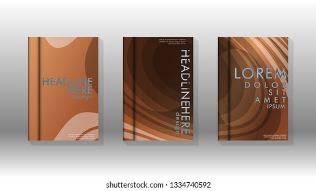 Cover book with a geometric design background. Valid for banners, placards, leaflets, poster designs, etc. Eps10 vector template