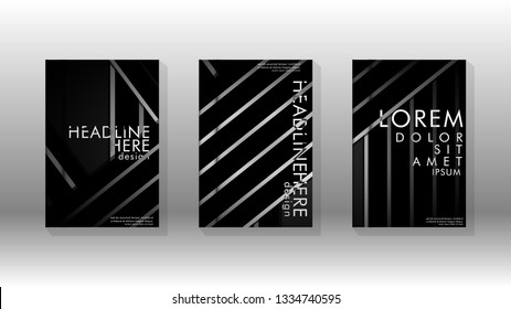 Cover book with a geometric design background. Valid for banners, placards, leaflets, poster designs, etc. Eps10 vector template