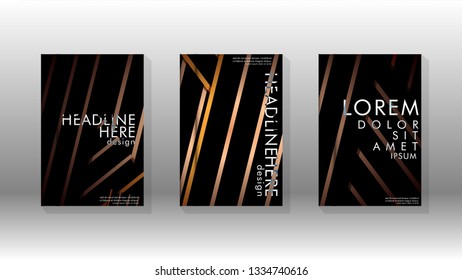 Cover book with a geometric design background. Valid for banners, placards, leaflets, poster designs, etc. Eps10 vector template