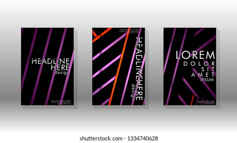 Cover book with a geometric design background. Valid for banners, placards, leaflets, poster designs, etc. Eps10 vector template