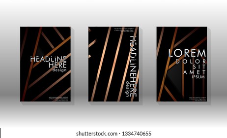 Cover book with a geometric design background. Valid for banners, placards, leaflets, poster designs, etc. Eps10 vector template
