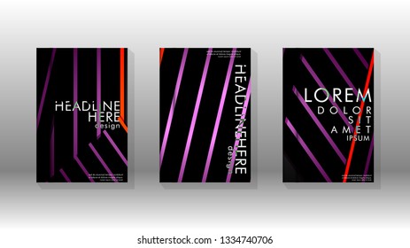 Cover book with a geometric design background. Valid for banners, placards, leaflets, poster designs, etc. Eps10 vector template