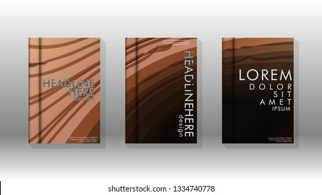 Cover book with a geometric design background. Valid for banners, placards, leaflets, poster designs, etc. Eps10 vector template