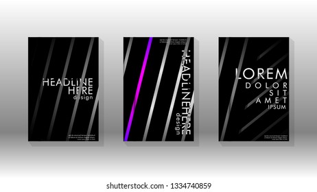 Cover book with a geometric design background. Valid for banners, placards, leaflets, poster designs, etc. Eps10 vector template