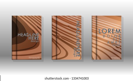 Cover book with a geometric design background. Valid for banners, placards, leaflets, poster designs, etc. Eps10 vector template