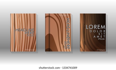 Cover book with a geometric design background. Valid for banners, placards, leaflets, poster designs, etc. Eps10 vector template