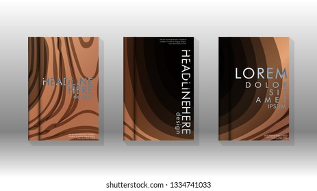 Cover book with a geometric design background. Valid for banners, placards, leaflets, poster designs, etc. Eps10 vector template