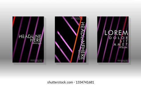 Cover book with a geometric design background. Valid for banners, placards, leaflets, poster designs, etc. Eps10 vector template