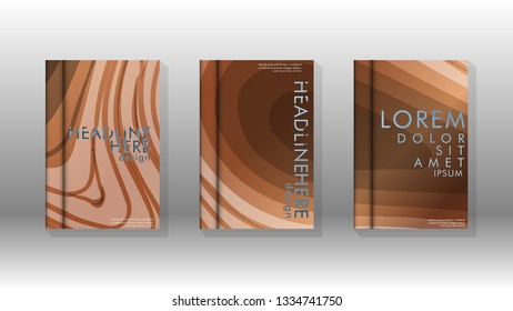Cover book with a geometric design background. Valid for banners, placards, leaflets, poster designs, etc. Eps10 vector template