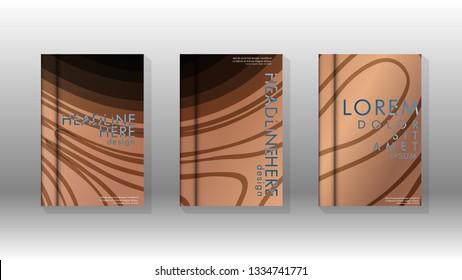 Cover book with a geometric design background. Valid for banners, placards, leaflets, poster designs, etc. Eps10 vector template