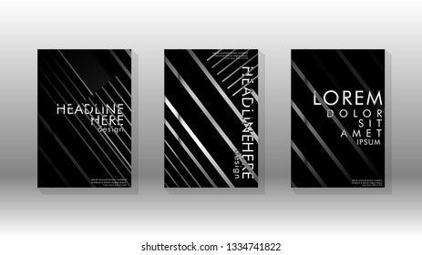 Cover book with a geometric design background. Valid for banners, placards, leaflets, poster designs, etc. Eps10 vector template