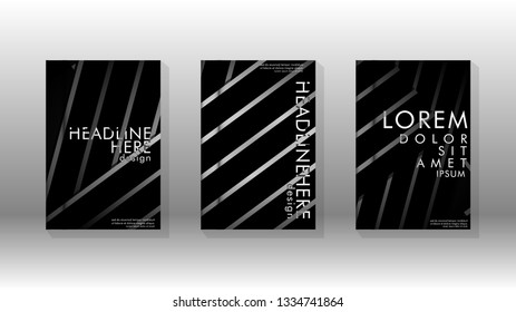 Cover book with a geometric design background. Valid for banners, placards, leaflets, poster designs, etc. Eps10 vector template