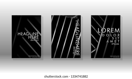 Cover book with a geometric design background. Valid for banners, placards, leaflets, poster designs, etc. Eps10 vector template