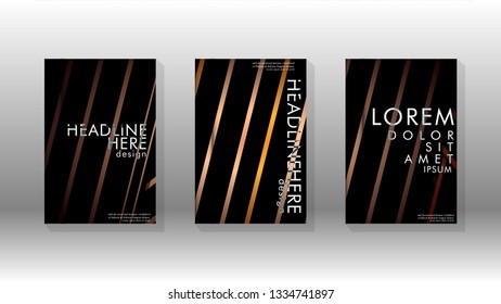 Cover book with a geometric design background. Valid for banners, placards, leaflets, poster designs, etc. Eps10 vector template