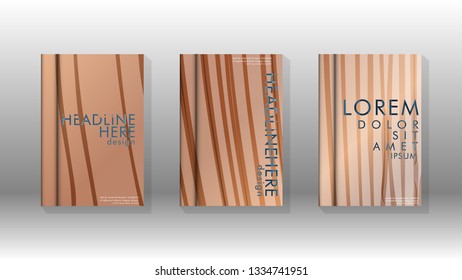 Cover book with a geometric design background. Valid for banners, placards, leaflets, poster designs, etc. Eps10 vector template