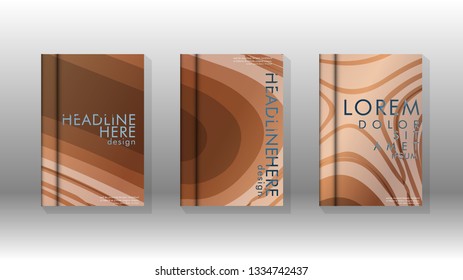 Cover book with a geometric design background. Valid for banners, placards, leaflets, poster designs, etc. Eps10 vector template