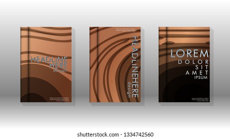 Cover book with a geometric design background. Valid for banners, placards, leaflets, poster designs, etc. Eps10 vector template