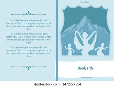 Cover book layout design. EPS 8 vector illustration, no transparency, no gradients - Vector
