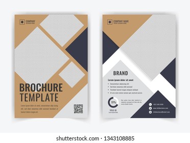 Cover Book and Magazine. Business brochure flyer design, cover modern layout, business template, poster, leaflet, print catalog, poster, planning, website, booklet in A4 size. Vector illustration.