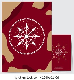cover book template christmas theme