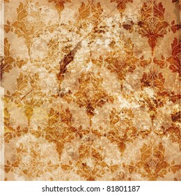 Cover for the book with vintage patterns