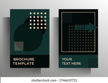 Cover For Books, Booklets, Brochures, Catalog, Textbook, Magazine, Poster Set Of Templates. Geometric Retro Style Design. A4 Format. EPS 10 Vector.