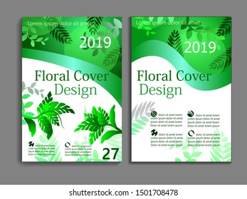 cover for books on the theme of science and green nature
