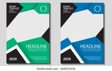 Cover, Brochure ,Book, Flyer, folder Template Mockup. Design abstract Vector Graphic EPS10