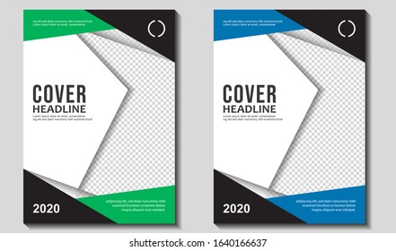 Cover, Brochure ,Book, Flyer, folder, Document Template Mockup. Design abstract Vector Graphic EPS10