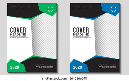 Cover, Brochure ,Book, Flyer, folder, Document Template Mockup. Design abstract Vector Graphic EPS10
