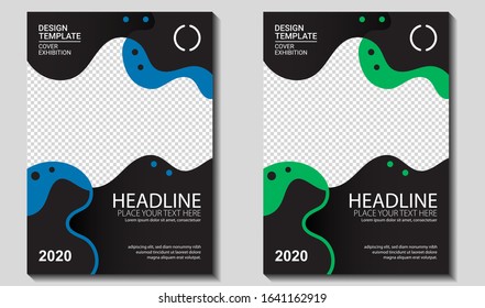 Cover, Brochure ,Book, Flyer, folder Template Mockup. Design abstract Vector Graphic EPS10