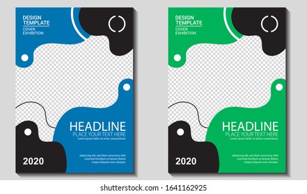 Cover, Brochure ,Book, Flyer, folder Template Mockup. Design abstract Vector Graphic EPS10