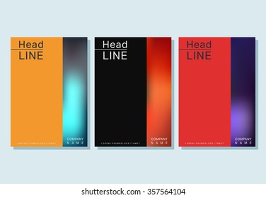 Cover brochure, flyer template. Vector illustration.