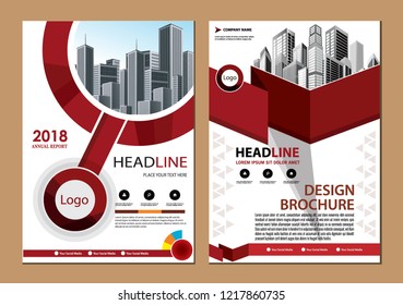 cover Brochure layout annual report poster flyer in A4 with geometric shape