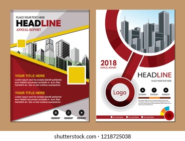cover Brochure layout annual report poster flyer in A4 with geometric shape
