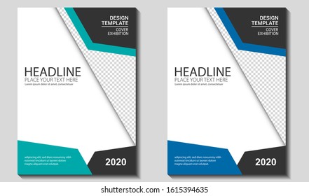 Cover, Brochure , Report Book, Flyer Template Mockup. Design Vector Graphic EPS10
