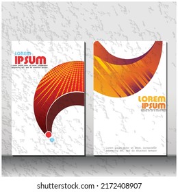 Cover, Brochure template flyer background for business design