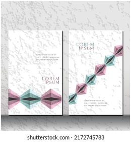 Cover, Brochure template flyer background for business design