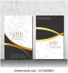 Cover, Brochure template flyer background for business design