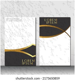 Cover, Brochure template flyer background for business design