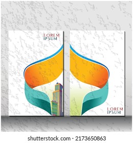 Cover, Brochure template flyer background for business design