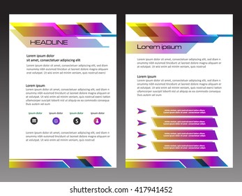 Cover Brochure template modern design 