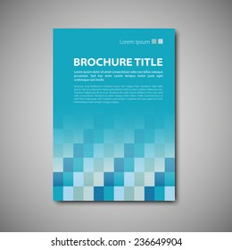 Cover brochure template. Vector format.