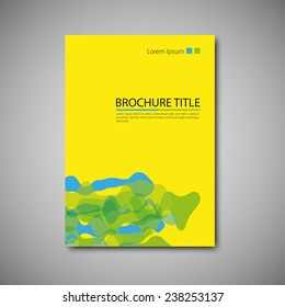 Cover brochure template. Vector format.